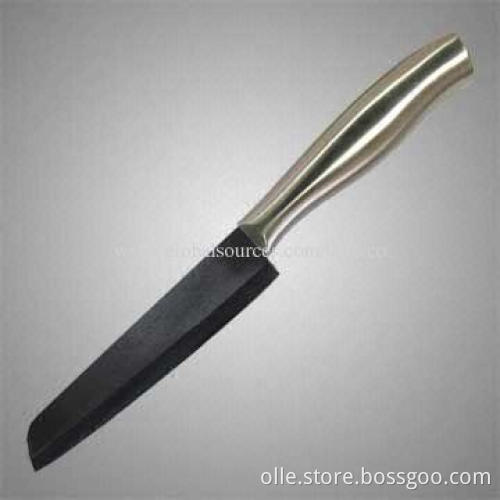 Cool Touch Metal Handle Ceramic Slicing Knife